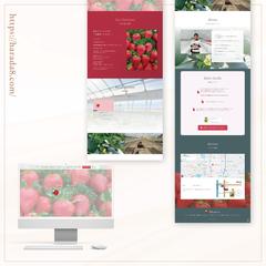 奈良のいちご農園もとberry様のホームページを制作しました