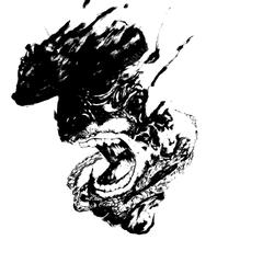 面頬をつけた武将