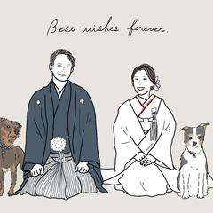 ご依頼いただいた似顔絵イラスト