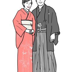 ご依頼いただいた似顔絵イラスト