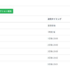 UTAGE構築の制作実績　LINEステップ配信