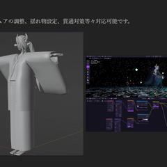 3DCG 衣装 モデリング