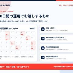 Instagram月8投稿・月次運用内容