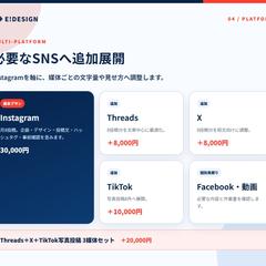 Threads・X・TikTokへの投稿展開