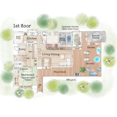 手描き風間取り図