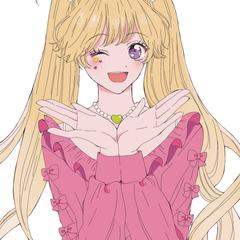 カラフルで可愛い女の子のデザイン