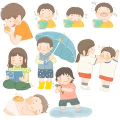 ほんわかタッチイラスト