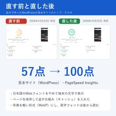 WordPressの表示速度改善