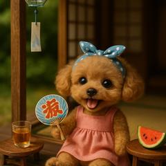 夏のレトロな縁側でひとやすみ