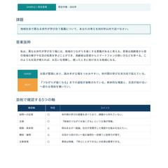 大学受験｜小論文添削レポート納品例