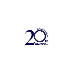 millerJAPAN様の20thロゴデザインを担当しました