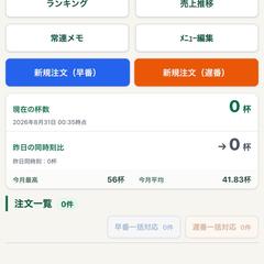 ワゴンドリンク注文・売上管理Webシステム