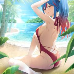 夏イラスト制作