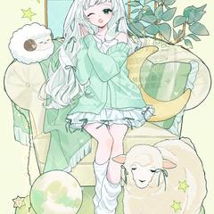 【お仕事】配信背景用インテリアイラスト