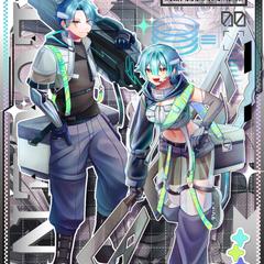 オリジナルキャラクター(双子の兄妹)の立ち絵