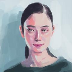 絵画風イラスト