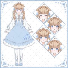 『ネモフィラ×犬耳』の女の子