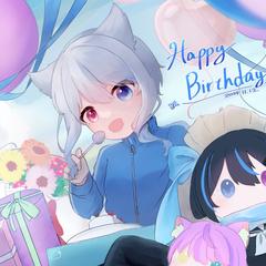 相互さんの誕生日イラスト①