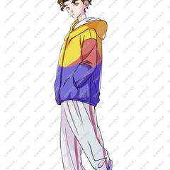ジャージ　中性的
