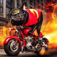 バイクで飛ばすフレブル