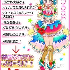 IRIAMの立ち絵デザイン