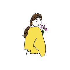 SNSのアイコン似顔絵イラスト