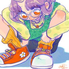 おにゅ～のスニーカー！