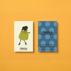 【ファッションデザイナーN様】イラスト制作＋名刺デザイン