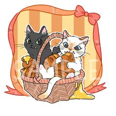 猫ちゃん×クロワッサン