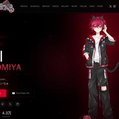 VTuber公式サイト｜YouTube連携で自動更新