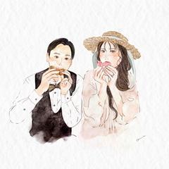 似顔絵イラスト