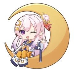 SDイラスト：キラキラ宇宙ガール