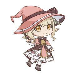 SDイラスト:春の魔女