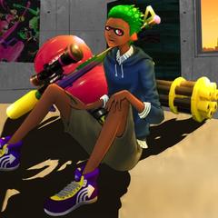 ゲーム好きの人にプレゼントする為に描いたイラスト
