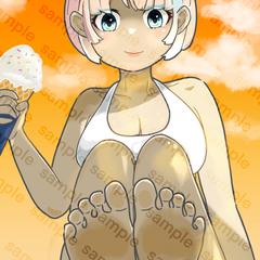アイスクリームと女の子
