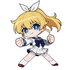 サンプルイラスト「菜畑　柚季」セーラーver