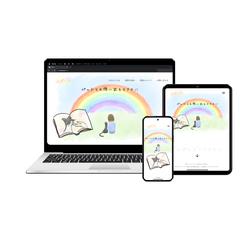 ペットロスの方に向けた絵本サービスのLP
