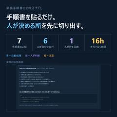業務手順書をAIで自動化向けに整理