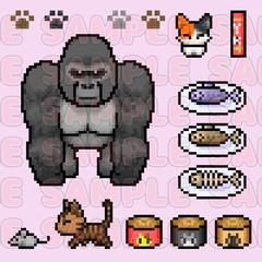 デフォルメのドット絵でのアイコン・その他イラスト見本