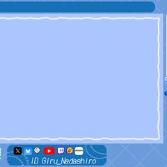 Vtuber用の配信画面デザイン