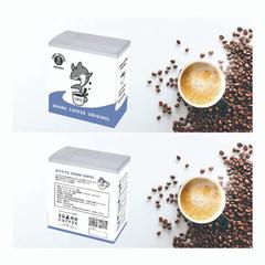 カフェのオーガニックドリップコーヒーのパッケージデザイン