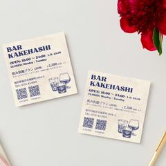 ショップカード・メニューなどの印刷物作成お任せください!