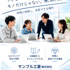 ものづくり企業向け 採用バナー（SNS用）