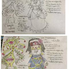 キャラクターデザイン(アナログ詳細