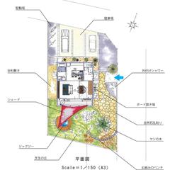 新築個人邸のエクステリアデザイン