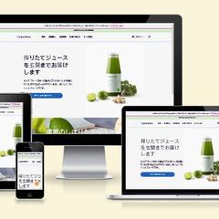 野菜ジュース販売店のホームページ