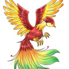 キャラクター制作　不死鳥