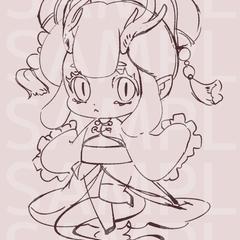 絵柄サンプル※ラフ