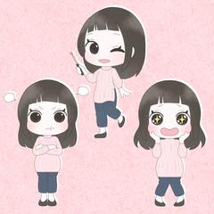 YouTubeに使用するキャラクター