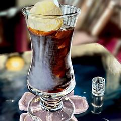 コーヒーフロートのイラスト